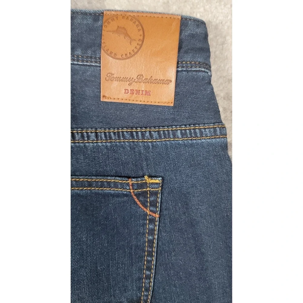 NWT Tommy Bahama Sand Drifter Men's Straight Leg Blue Denim Jeans Sz 44x30 - Picture 10 of 10